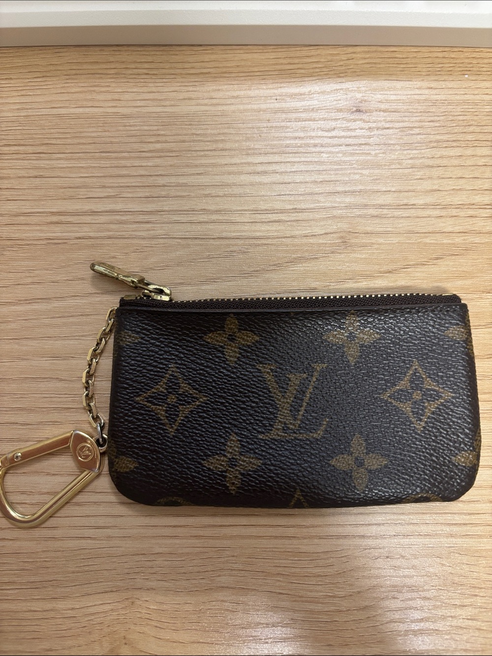 Louis Vuitton Monogram Ley pouch coin wallet